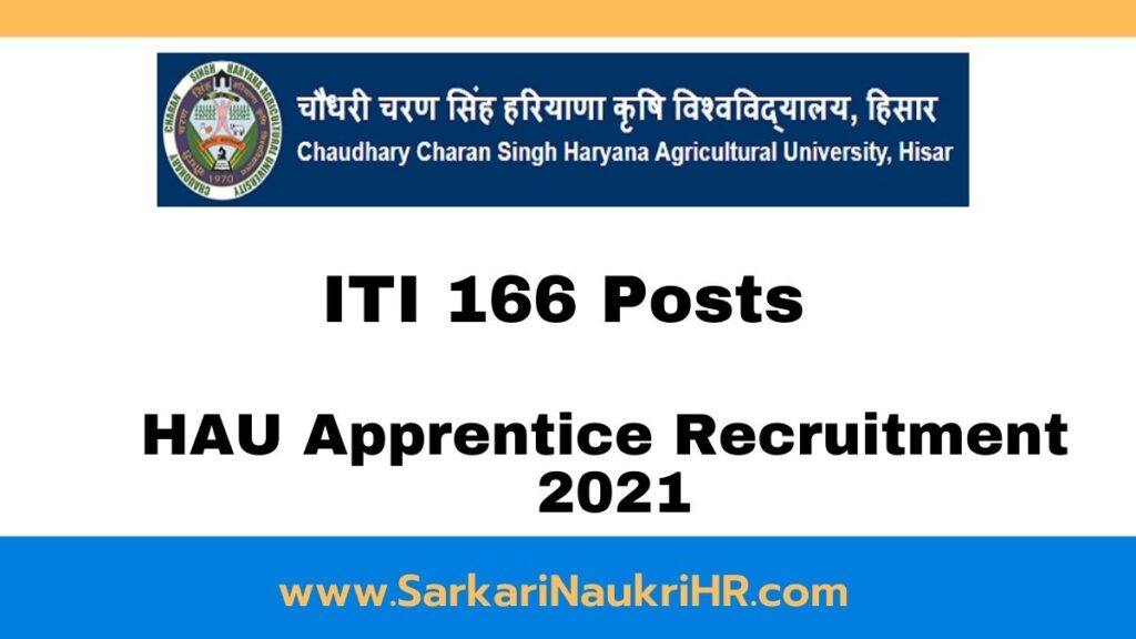 HAU Apprentice Recruitment 2021