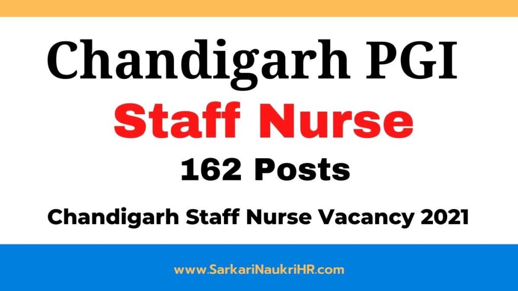 Chandigarh Staff Nurse Vacancy