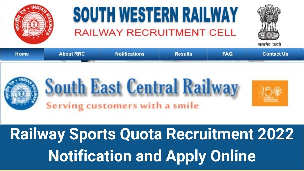 Railway SECR Sports Quota Recruitment 2022
