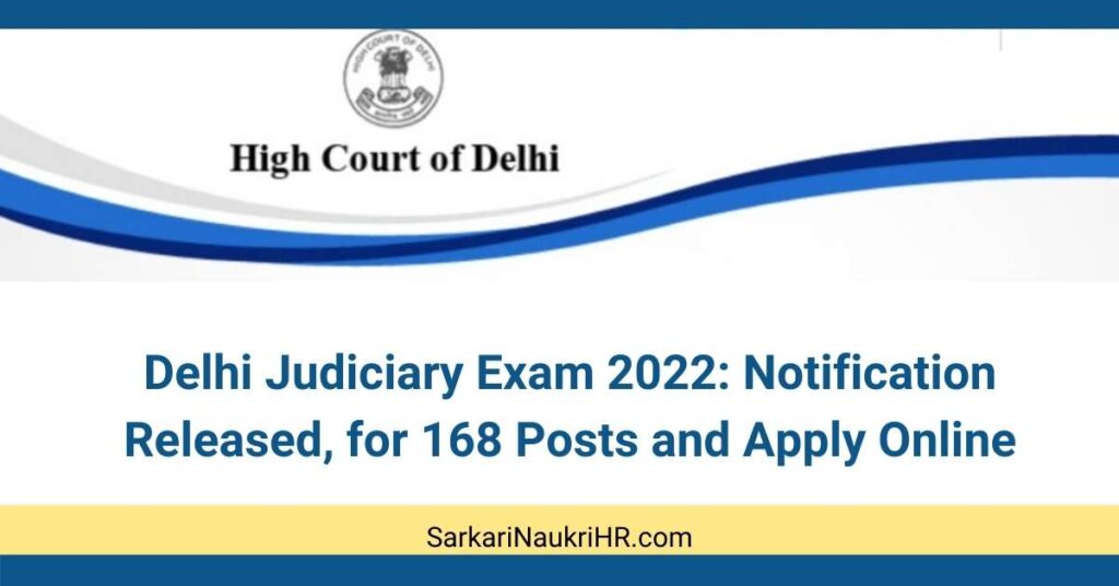 Delhi Judiciary Exam 2022