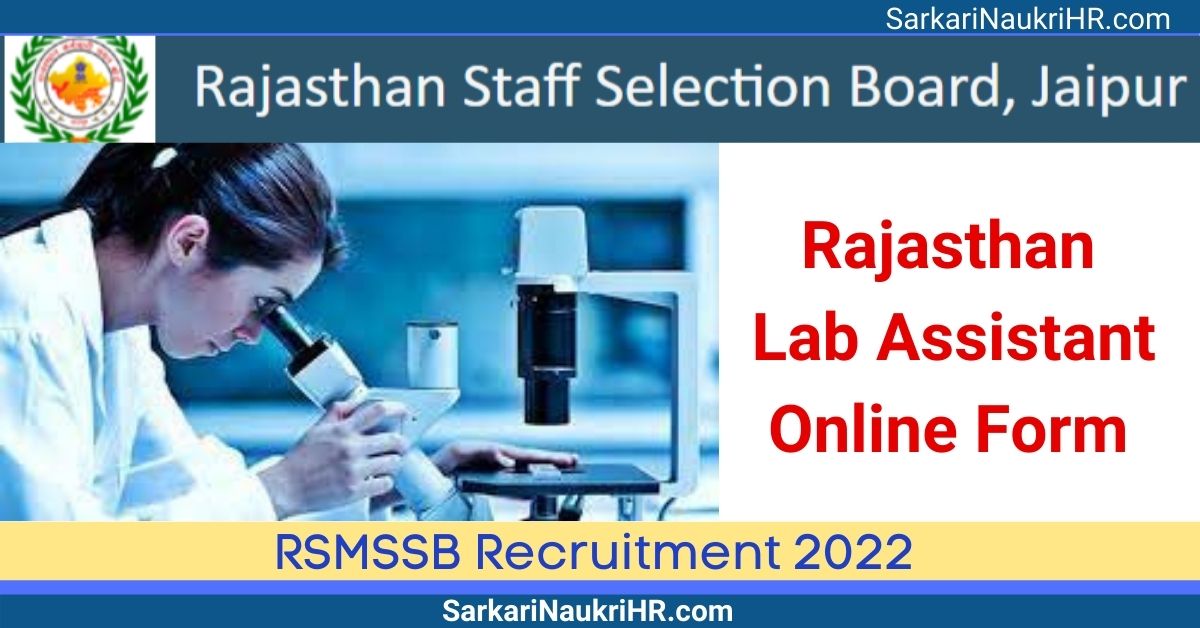 RSMSSB Lab Assistant